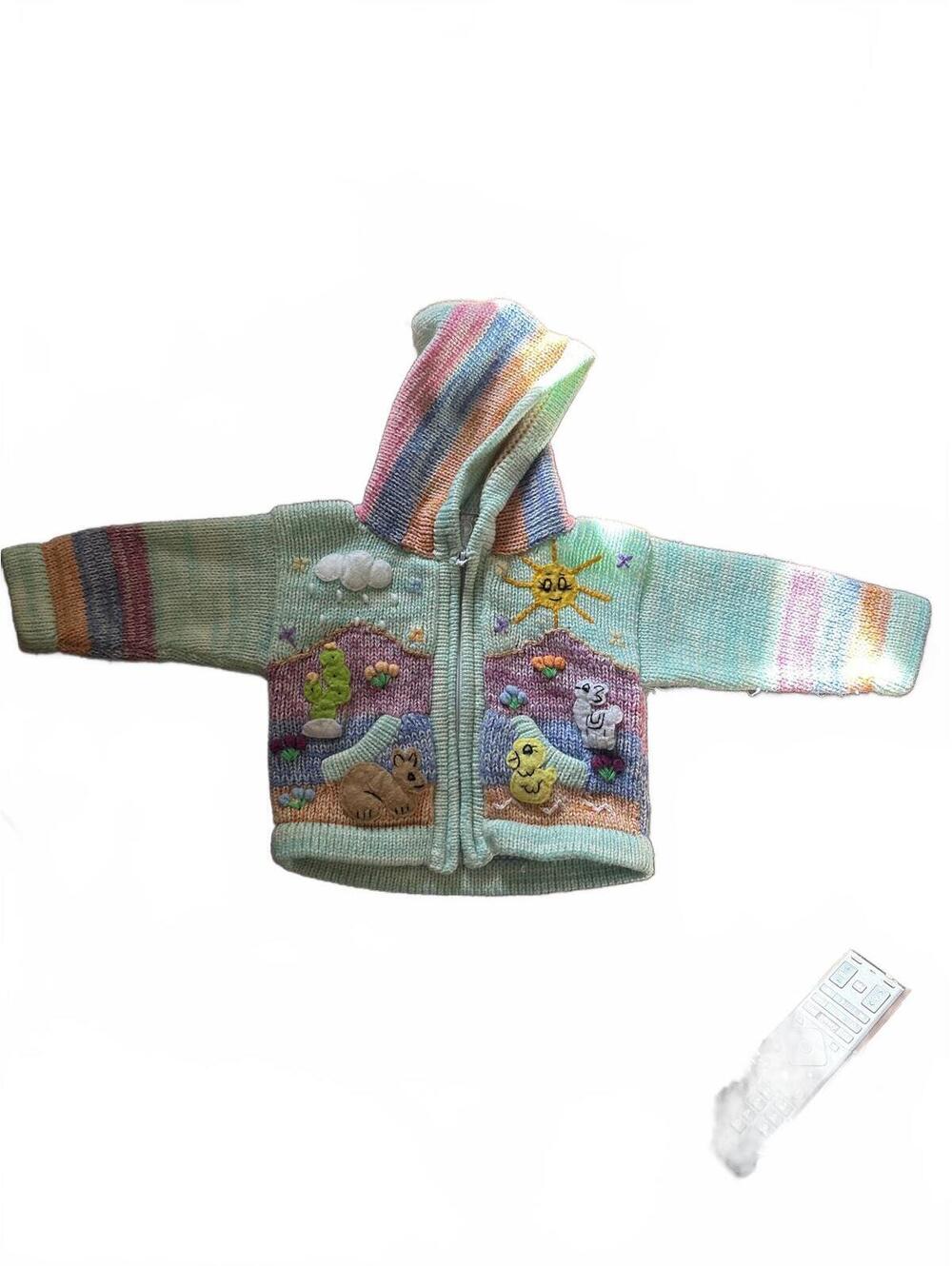 Knit Nature Design Zip Up Hoodie - 18 months